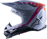 ALPINESTARS Supertech M10 Helmet - Daytona - MIPS - Haze Gray/Orange Fluo/Rhodamine - XL 8302423-9243-XL