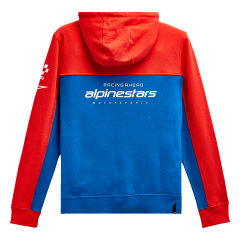 ALPINESTARS H Block Hoodie - Warm Red/Bright Blue - 2XL 12135107031712X