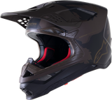 ALPINESTARS Supertech M10 Helmet - Squad - MIPS - Dark Brown/Gold - Medium 8302823-839-MD