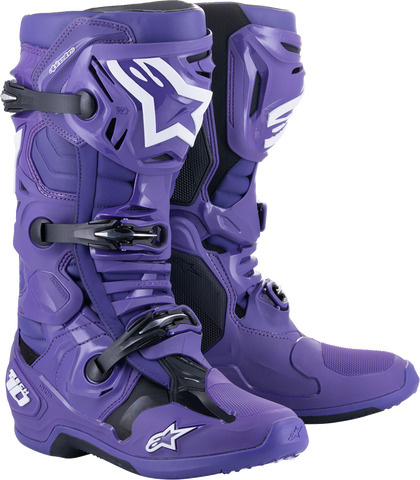 ALPINESTARS Tech 10 Boots - Purple/Black - US 7 2010020-394-7