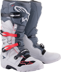 ALPINESTARS Tech 7 Enduro Boots - Gray/Red - US 7 2012114-9204-7