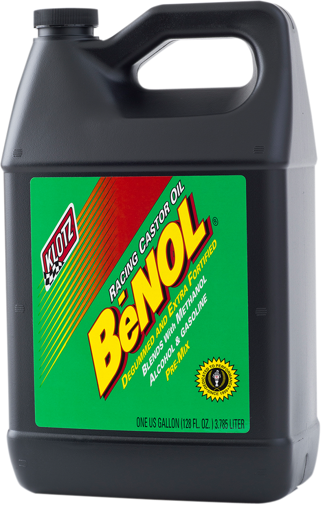 KLOTZ OIL BeNOL® Racing 2-Stroke Pre-Mix Castor Oil - 1 U.S. quart