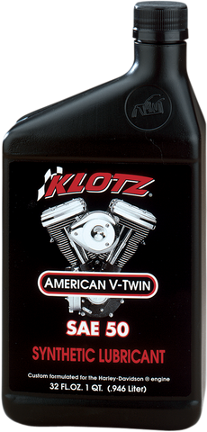 KLOTZ OIL V Twin Synthetic Oil - 50W - 1 U.S. quart KH-50