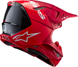 ALPINESTARS Supertech M10 Helmet - Flood - MIPS? - Red Fluo/Red - Medium 8301023-3003-M