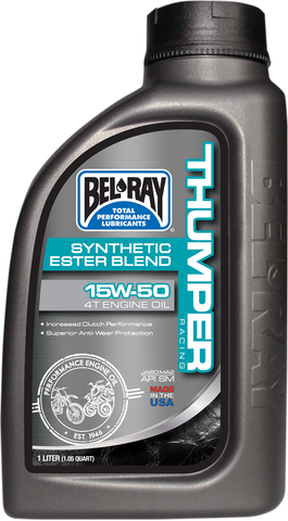 BEL-RAY Thumper Synthetic Blend 4T Oil - 15W-50 - 1 L 99530-B1LW