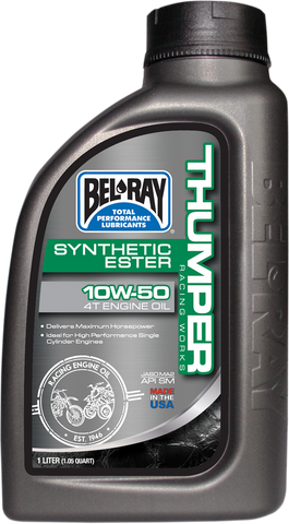 BEL-RAY Thumper Synthetic Oil  10W-50 - 1 L 99550-B1LW
