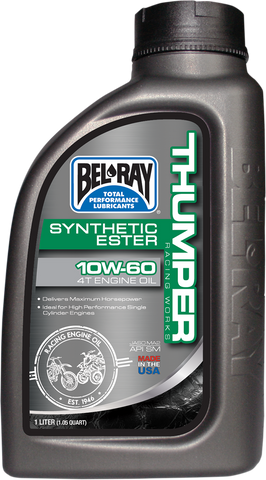 BEL-RAY Thumper Synthetic Oil  10W-60 - 1 L 99551-B1LW