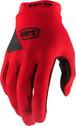 Ridecamp Youth Gloves Red Md