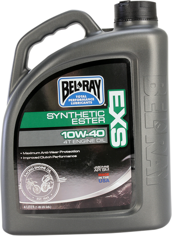 BEL-RAY EXS Synthetic 4T Oil - 10W-40 - 4 L 99161-B4LW