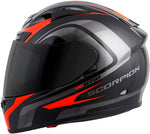 Exo R710 Full Face Helmet Focus Red Lg