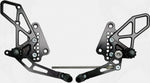 Rear Set Complete Blk Suz