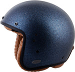 Bellfast Open Face Helmet Metallic Blue Xs