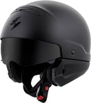 Covert Open Face Helmet Matte Black 2x