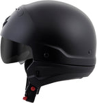 Covert Open Face Helmet Matte Black 3x