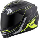Exo R710 Full Face Helmet Transect Hi Vis Lg