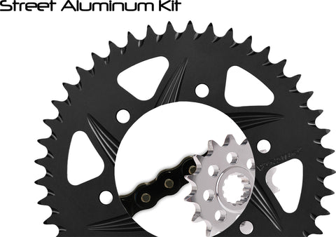 Sprocket/Chain Kit Stl/Alu 17/41t Blk Rx3 530 116l Blk