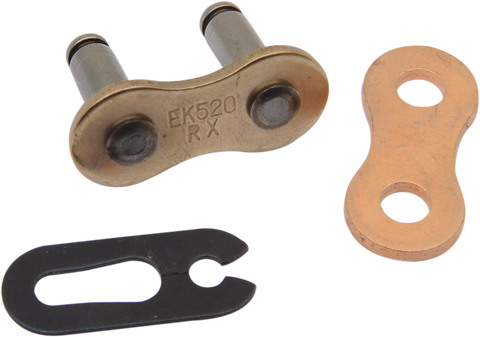 EK 520 RX - Non-Sealed Sprint Race Series - Clip Connecting Link - Gold 520RX-SKJ/G
