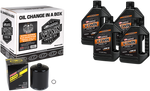 MAXIMA RACING OIL Evo/XL Quick Oil Change Kit - Black Filter 90-069014PB