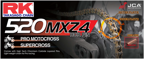 RK 520 MXZ - Heavy Duty Drive Chain - 120 Links 520MXZ4-120