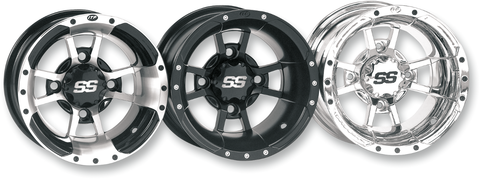 ITP SS Alloy SS112 Sport Wheel - Rear - Black - 9x8 - 4/115 - 3+5 0928386536B