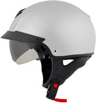Exo C110 Open Face Helmet Hypersilver Xs