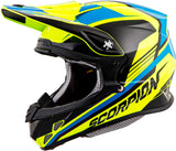 Vx R70 Off Road Helmet Ascend Neon/Blue 2x