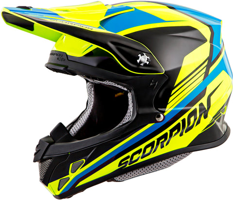 Vx R70 Off Road Helmet Ascend Neon/Blue Xl