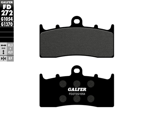 Brake Pads Semi Metallic Fd272g1054