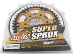 Rear Stealth Sprocket Alu/Stl 44t 520 Gld Kaw/Pol