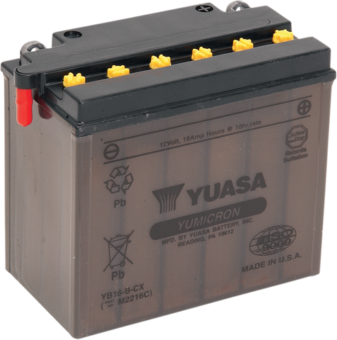 YUASA Battery - YB16-B-CX YUAM2216C