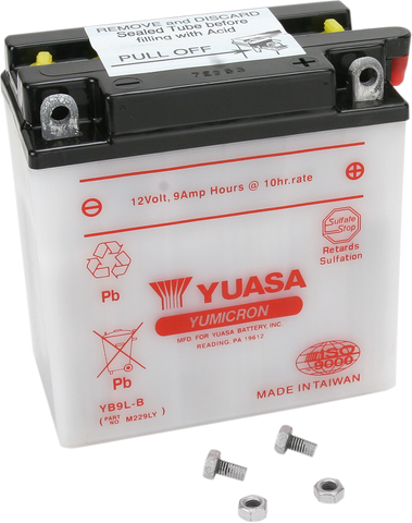 YUASA Battery - YB9L-B YUAM229LY