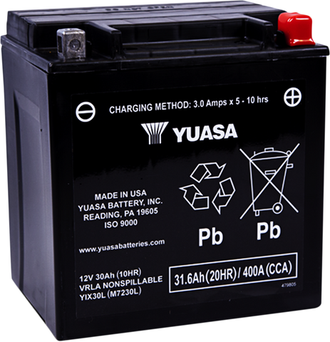 YUASA AGM Battery - YIX30L YUAM7230L