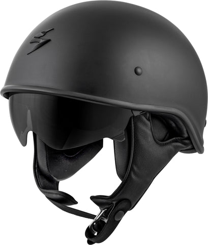 Exo C90 Open Face Helmet Matte Black Lg