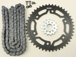 Sprocket/Chain Kit Stl/Stl 15/45t Sil Sx3 520 112l Blk