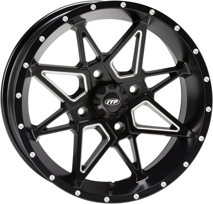 ITP Tornado Wheel - Front/Rear - Black - 15x7 - 4/110 - 5+2 1521956727B