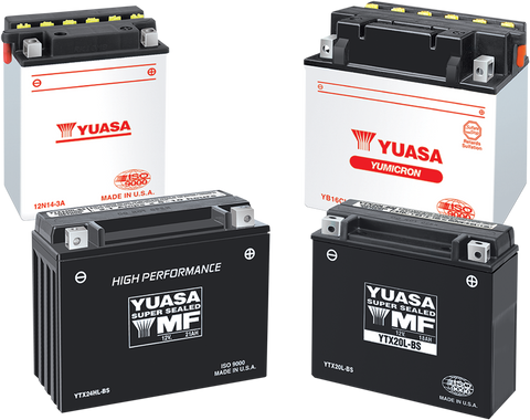 YUASA AGM Battery - YTX20H-BS .93 L YUAM62RBH