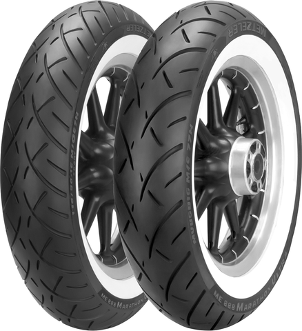 METZELER Tire - ME 888 - Wide Whitewall - 170/80-15 2407900