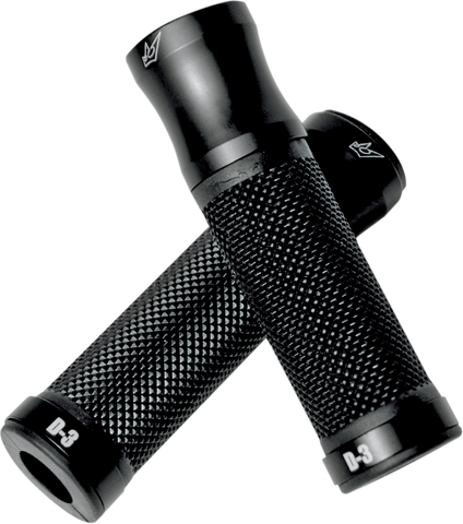 DRIVEN RACING Grips - D3 - Black/Black D3BK