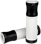 DRIVEN RACING Grips - D3 - Black/White D3BK/WT