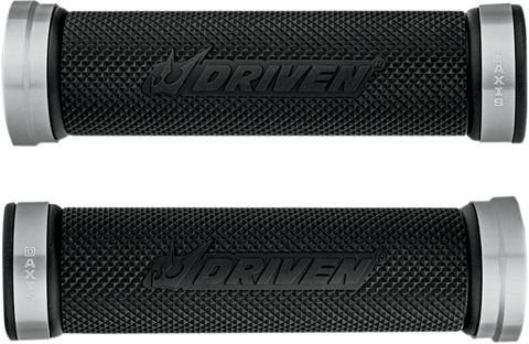 DRIVEN RACING Grips - D-Axis - Silver/Black DXG-SL