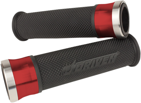 DRIVEN RACING Grips - Halo - Red/Black DHS-RD