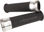 DRIVEN RACING Grips - Halo - Silver/Black DHS-SL