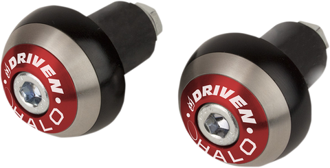 DRIVEN RACING Bar End - Halo - Red DHBEW-RD