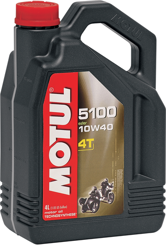 MOTUL 5100 4T Synthetic Blend Oil  - 10W-40 - 4 L 104068