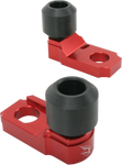 DRIVEN RACING Axle Block Sliders - Triumph - Red DRAX-107-RD