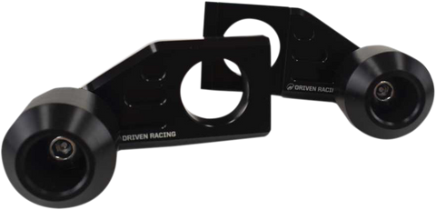 DRIVEN RACING Axle Block Sliders - Kawasaki - Black DRAX-122