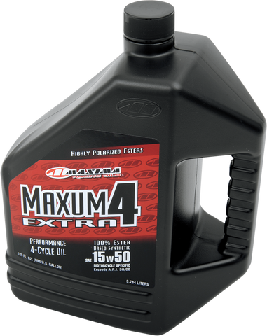 MAXIMA RACING OIL Extra Synthetic 4T Oil - 15W-50 - 1 U.S. gal. 329128