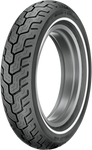 DUNLOP Tire - D402 - MT90-16 - Small Whitewall - Rear 45006847