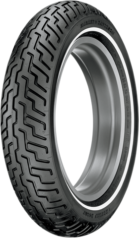 DUNLOP Tire - D402 - MT90-16 - Small Whitewall - Front 45006655