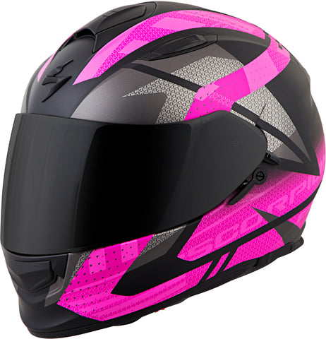 Exo T510 Full Face Helmet Fury Black/Pink Lg